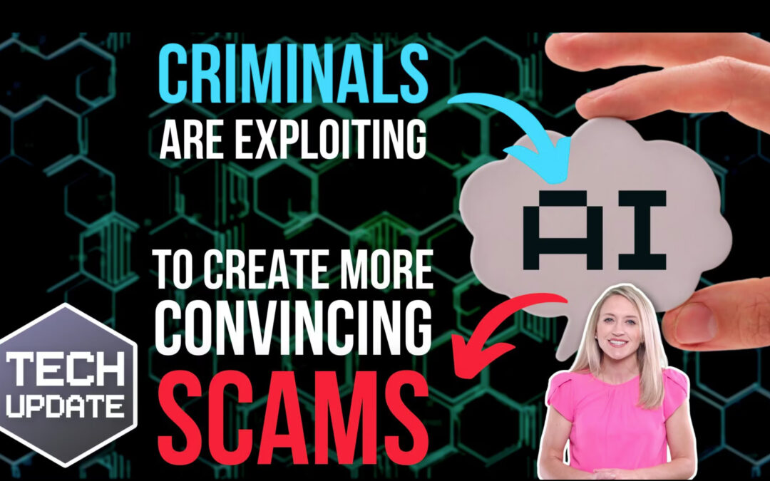 Criminals are exploiting AI to create more convincing scams